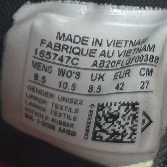 Converse Unisex 165746C Multicolor CT Pigalle 70 Ox Size 8.5M 10.5W Sneakers - Picture 9 of 11